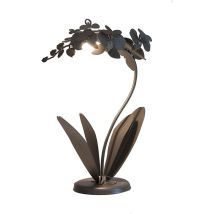 Lampada da Tavolo Orchidea – E14 40W – Design Moderno in Ferro – Altezza 57 cm – Arti E Mestieri
