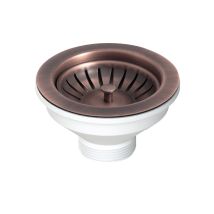 Lb Plast - Ablaufgarnitur Kupfer Ø114 Für Lochspüle Ø90 L.b. Plast D550-70-cop Kupfer