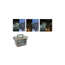Luces De Navidad 300 Led 2-en-1 Blanco-multicolor – Interior/exterior