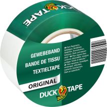 Duck Tape 106 – 02 original Nastro Di Tessuto Per Riparare, Legare E Fissare, 50 mm X 50 m, Bianco