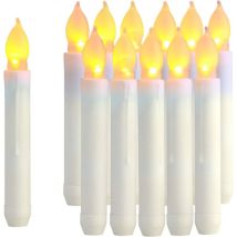 Set Mit 12 Led-stabkerzen, Flammenlose Tischkerzen, Batteriebetriebene Harry-potter-kerzen Für Muttertagsgeschenke, Partys, Hochzeiten, 