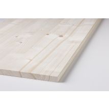 Massivholzplatte Nadelholz Naturwuchs Unfoliert 60 X 120 Cm 18 Mm