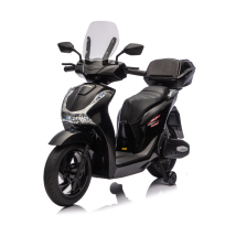 Moto Elettrica Per Bambini 12v Scooter Nero Honda Sh125