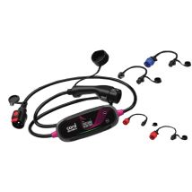 Cord Evira Professional 10m Portable Ev Charger 2.3kw To 22kw W/ Uk Adaptor Kit