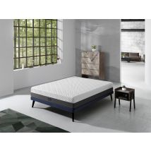 Shaula - Premium Colchon 120x200 Cosmo, Altura 25 Cm, Desenfundable, Ergonomico, Hibrido Y Transpirable. Firmeza 3/5 Media