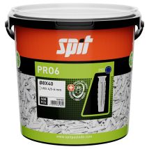 Spit - Tappo In Nylon Pro6 - 8 X 40 Senza Vite - Secchio Da 500 565182
