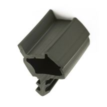 Kiso - Dichtung Für Innentür Auf Pvc-rahmen - Nut 4 Mm - Rollen 100 M - Schwarz S 7210 Schwarz