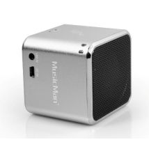 Musicman Bt-x2 Mini Bluetooth-lautsprecher Mit Kabelloser Audioübertragung Silber