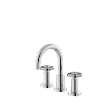 Hudson Reed - Nuie Revolution 3-hole Basin Mixer Tap With Waste - Chrome