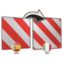Calima - Warntafel 2 In 1 Für Spanien Und Italien Aluminium Pannenhilfe