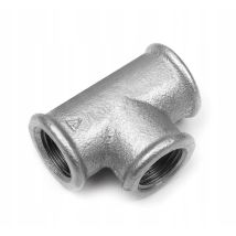 T Galvanizada 1 1/4" – Hierro fundido maleable – Conexión roscada – Accesorio para plomería