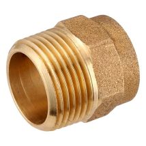 Rotguss-löt-übergang - 18 Mm - 3/4'' Ag - Mit Dvgw-zulassung
