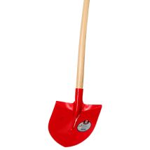 Pala en arco RB Tamaño 5 – Mango de ceniza – Recubrimiento de polvo rojo – Ideal para jardinería y construcción