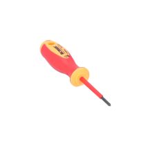 Ironside – 120094 – VDE-Schraubendreher PH 0 x 60 mm – isoliert bis 1000 Volt – Chrom-Molybdän-Vanadium-Stahl