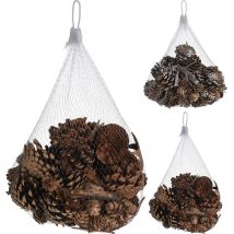 Piñas para Decorar – 2 Modelos Nevadas y Sin Nevar – Natural