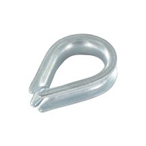 Cosse Coeur Legere Pour Câble De 4 Acier Zingué-400 Pièces
