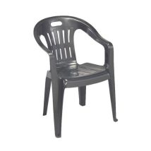 Sessel Piona Antrazit Mit Armlehnen 56 X 55 X 78 Cm
