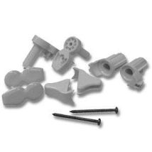 Packung Scharniere Mit Kappen Für Young Angolo-p Novellini R02yoapr Silber