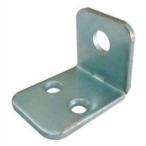 100 X Squadretta Di Fissaggio Armadio 22x28x21 Mm Zinc
