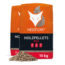 Heizfuxx Holzpellets Red 15kg X 2 Sack 30kg