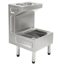 Kwc Ar Ensemble Combiné Lavabo Sur Pied, Sirius, 500x880x570 Mm, Plan Incliné