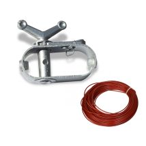 Quick-Star – Cable de acero recubierto de plástico 35m – Grosor 2mm – Accesorio para toldos