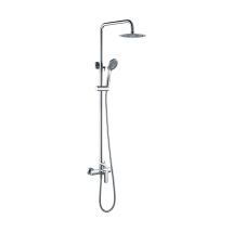 Mice Collection - Set Doccia Monocomando Composto Da Asta Doccia Estensibile, Colonna Doccia Colore Cromo