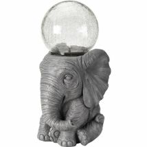 Smardtv Solarleuchte Elefant Mehrfarbig Und Weiß 42,42 Cm
