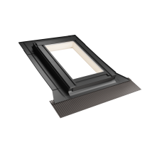 Emica - Finestra Da Tetto In Legno Apertura Bilico, Habitat Solid Con Vetrata Basso Emissivo Certificata Ce, Conversa Per Coperture Piane (78x118 Base