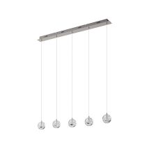 Lucande - Led Ceiling Light 'hayley' Made Of Glass For Living Room & Dining Room