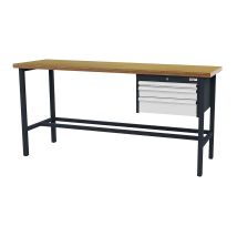 Ws24 Arbeitstisch Schubladen: 1 X 50 1 X 100 1 X 150b X T X H 2.000 X 600 X 960 Mm - Ws24-100393