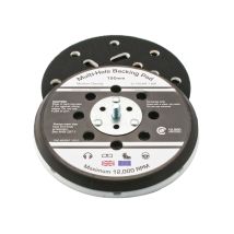 Flexipads World Class 150mm Dual Action Sander Pad With Grip Mount, 5/16" Unf & M8 Thread, Compatible With Multi-tool Sanders