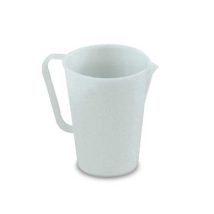 Giganplast – Caraffa graduada 0,5 litros – Polietileno alta densidad – Color blanco – Utensilio de cocina