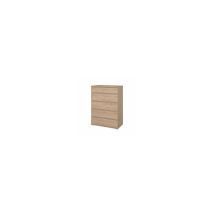 Kit Cassettiera Nova 5 Cass 76,8x40x106,6cm Rovere