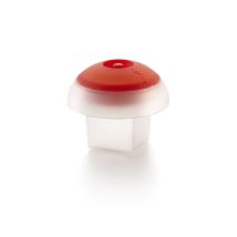 Lékué, Cottura A Vapore, Cuociuova In Silicone, Cubico, Colore: Trasparente