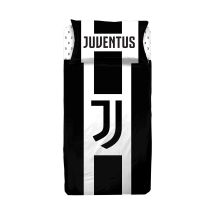 Completo lenzuola 1 piazza in cotone Juventus – Set letto con logo ufficiale – Morbido e traspirante – Facile da lavare