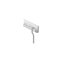 Civic-industrie Barra Moderna De Aluminio Blanca 200cm