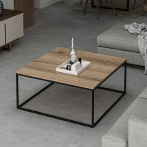 Loni Table Basse 100 % Mélamine Doré