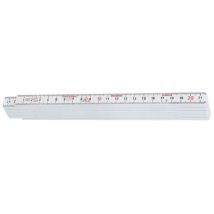 Scala Pieghevole Hultafors 1M – Fibra Ottica Rinforzata – Colore Bianco – Divisione mm Goffrata – Dieci Numeri Rossi – Classe di Accuratezza EC III