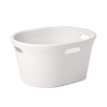 Cesta Ropa Baobab Blanco Pergamon Tatay 52x42x26 Cm - 10420.01