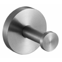 Percha de acero inoxidable NIZA – Fijación oculta – 55mm alto x 55mm ancho x 60mm fondo – NOFER