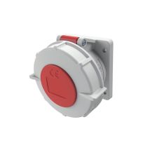 Mennekes 1814 Presa A Muro Twincontact Ip67 32 A, 4 Poli, 6 H, 400 V