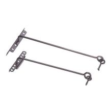 Gancio A Cremagliera Con Maniglia Ø8 X 500mm Bourg Mermier Da Avvitare - Cataforesi Nera - M-320502