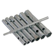 Blackspur - 6pc Box Spanner Set Tubular Wrench Socket Set 6mm-17mm Heavy Duty Wr275