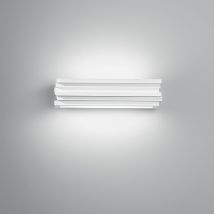 Aplique De Yeso Con Difusor De Vidrio Satinado 37 Cm Flow