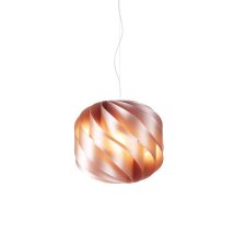 Sospensione Moderna Globe 1 Luce In Polilux Rame D15 Made In Italy