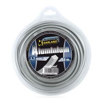 Garland – Dispenser in alluminio 54m – 2,7mm – Sezione quadrata – Grigio