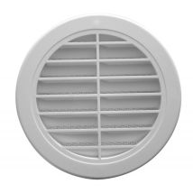Griglia Di Ventilazione Rotonda, Dn 100 Bianca - 66610 - Upmann
