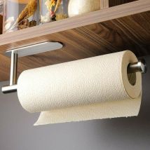 Kitchen Roll Holder, No Drilling Required, Kitchen Roll Holder, Practical Self-adhesive Roll Holder For Base Units, Stainless Steel