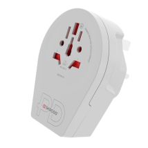 World Adapter - World To Uk Usb-c Pd, Per Tutti I Dispositivi Con E Senza Messa A Terra (a 2 E 3 Pin), Con Caricatore Usb-c Integrato E Ultraveloce (